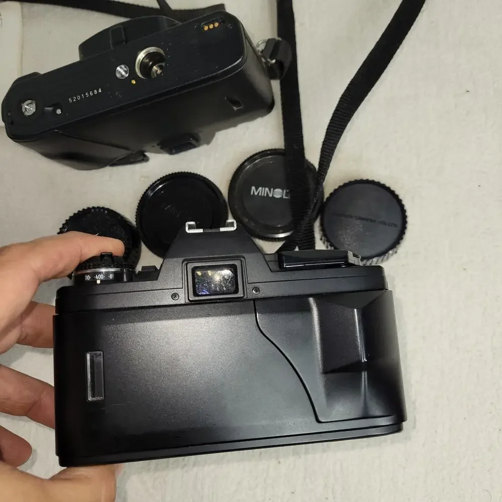 Vtg Minolta Camera Lot 28 - 70 mm 1:35 - 48 Japan 55mm X-370s Photography X-9